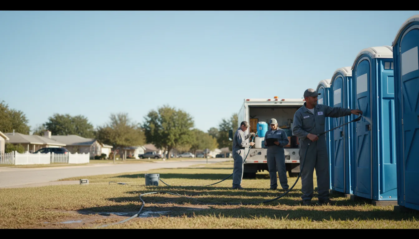 Long-Term Portable Toilet Rental in Stonewall, TX near me